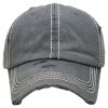 distressed hat