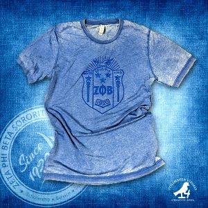 Zeta Phi Beta Blu Acid T-Shirt
