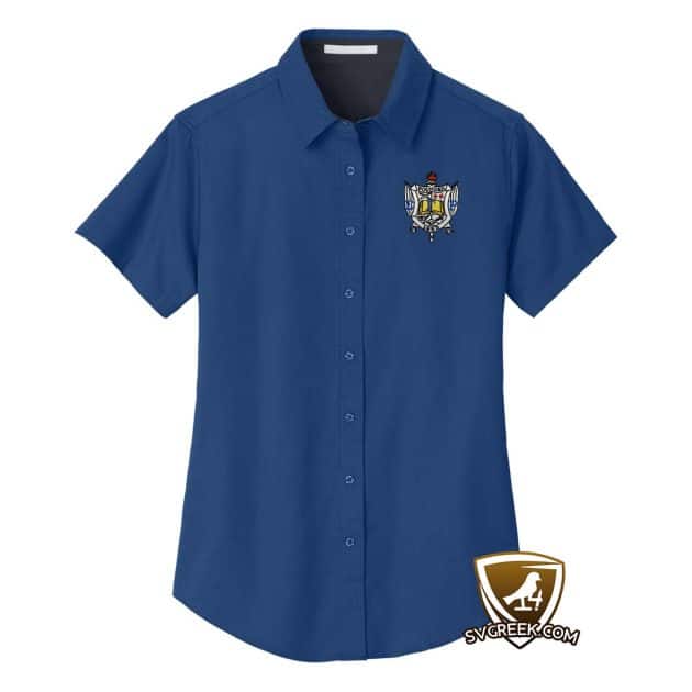 sigma gamma rho button up shirt