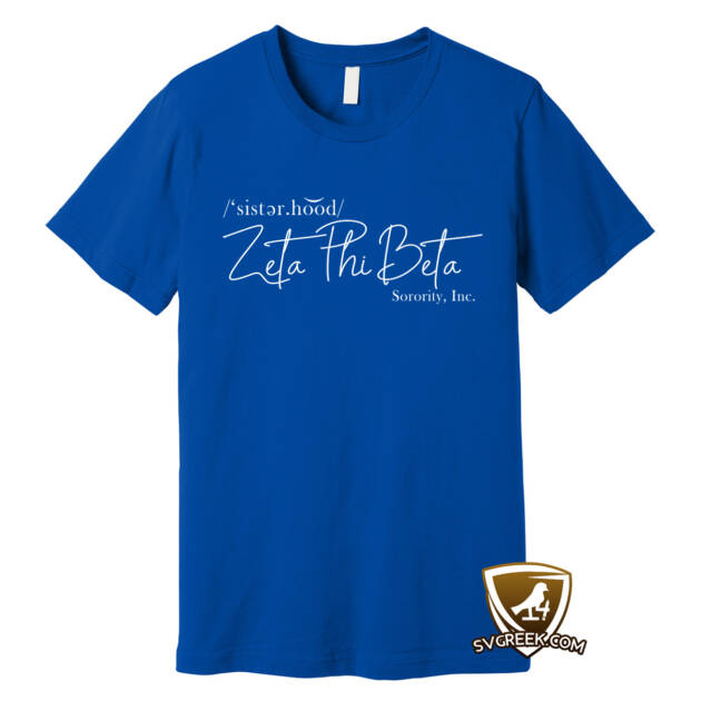 zeta phi beta t-shirt