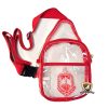 Delta Sigma Theta clear crossbody bag
