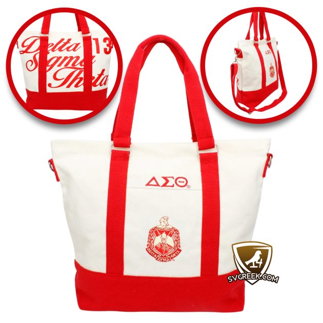 delta sigma theta tote bag