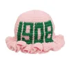 alpha kappa alpha crochet hat bucket
