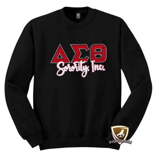Delta Sigma Theta Chenille sweatshirt