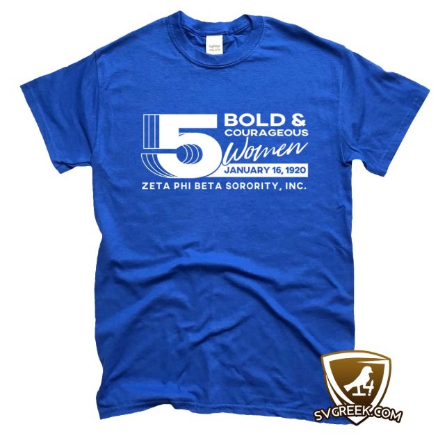zeta phi beta founders t-shirt