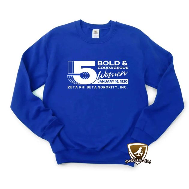 zeta phi beta sweatshirt founders