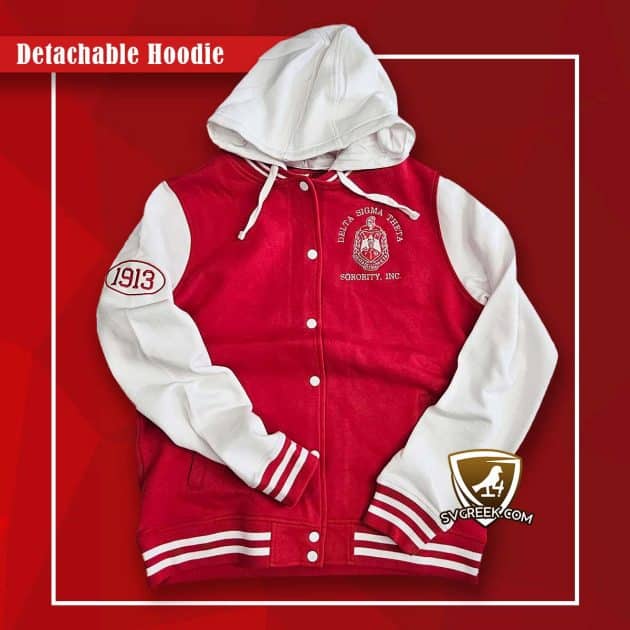delta sigma theta varsity letterman jacket