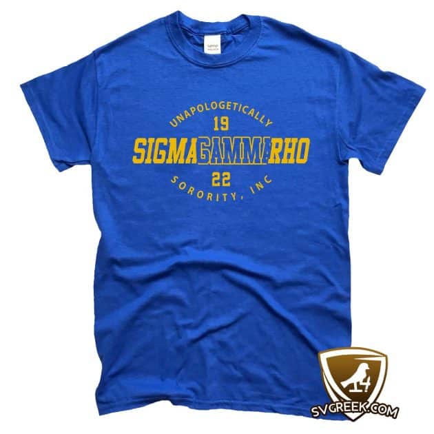 sigma gamma rho t-shirt