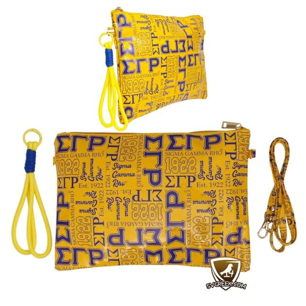 Sigma Gamma Rho wristlet pouch