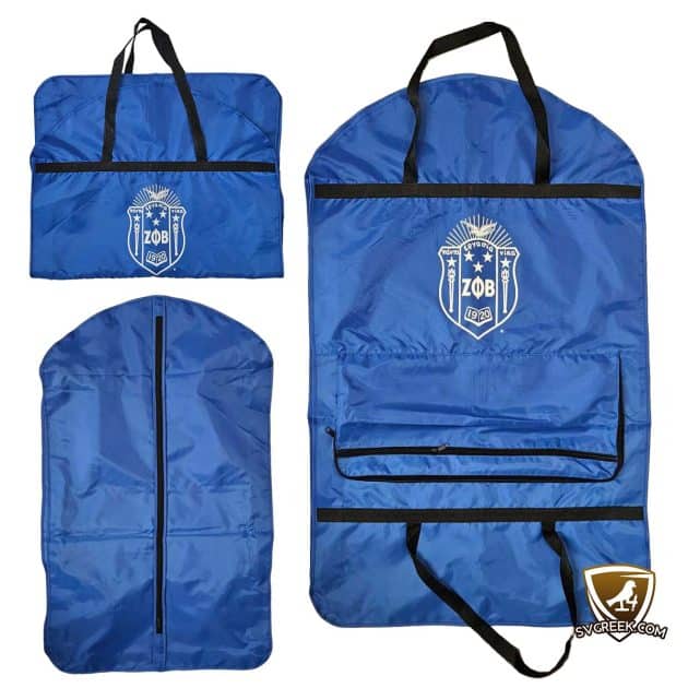 zeta phi beta garment bag