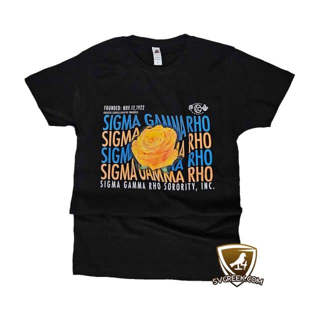 SGRho 1922 yellow rose tee