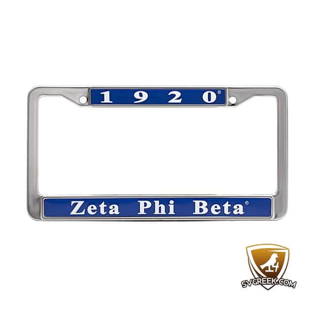 Zeta Phi Beta Plate Frame