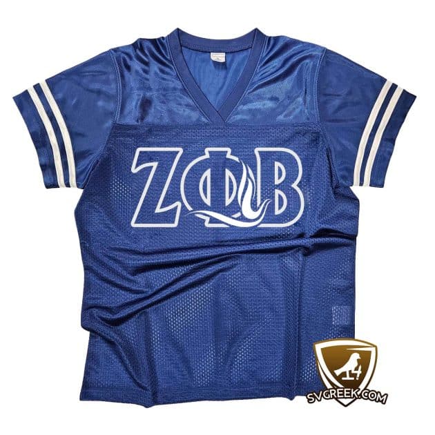 zeta phi beta mesh jersey